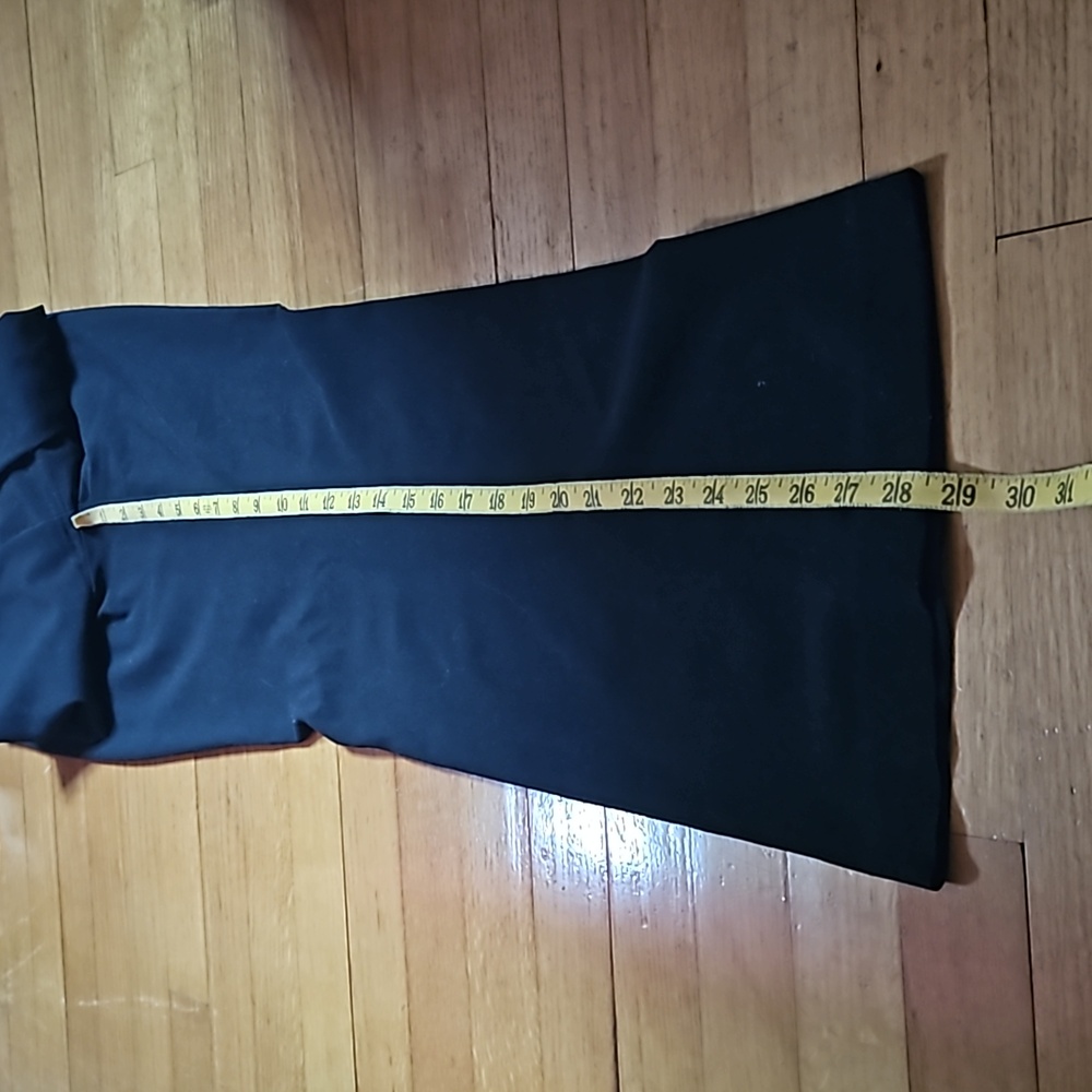 1/2 PRICE🔻Dress Barn Size 10P Flair Legged Bell Bottom Black Dress Pants - Picture 8 of 10